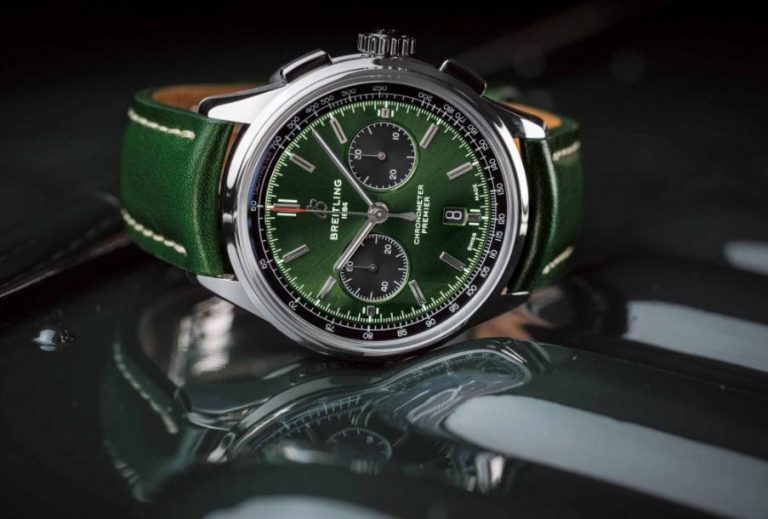 Breitling Premier B01 Chronograph 42 Bentley British Racing Green copia con quadrante verde