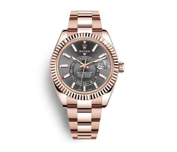 Repliche del Rolex Sky-Dweller 326935 con quadrante grigio